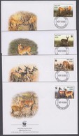 ** 2003 WWF: Puku Sor Mi 721-724 + 4 FDC - Autres & Non Classés