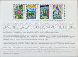 ** 2008 Ózonvédelem Kisív,
Protection Of The Ozone Layer Mini Sheet
Mi 4663-4666 - Other & Unclassified