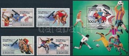 ** 1983 Nyári Olimpia Sor Mi 801-804 + Blokk Mi 43 - Sonstige & Ohne Zuordnung