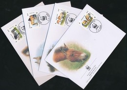 2000 WWF Lovak Sor Mi 3122-3125 4 FDC - Autres & Non Classés