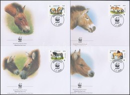 2000 WWF: Lovak Sor 4 Db FDC-n Mi 3122-3125 - Otros & Sin Clasificación