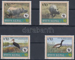 ** 2000 WWF Ritka állatok Sor + 4 FDC Mi 718-721 - Other & Unclassified