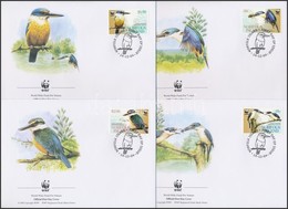 2004 WWF: Madár Sor 4 Db FDC-n Mi 895-898 - Autres & Non Classés