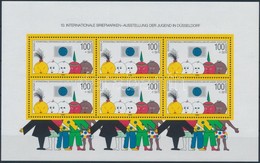 ** 1990 Ifjúsági Bélyegkiállítás, Düsseldorf Blokk,
Youth Stamp Exhibition, Düsseldorf Block
Mi 21 - Altri & Non Classificati