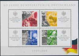 ** 1999 50 éves A Német Szövetségi Köztársaság Blokk,
50th Anniversary Of Federal Republic Of Germany Block
Mi 49 - Autres & Non Classés
