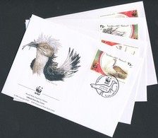 2001 WWF Túzok Sor 4 Db FDC-n Mi 192-195 - Other & Unclassified