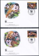 2007 WWF: Majmok Sor Mi 1921-1924 4 Db FDC-n - Other & Unclassified