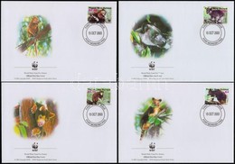 2003 WWF: állatok Sor 4 FDC Mi 1017-1020 - Altri & Non Classificati