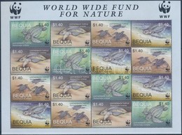 ** 2001 WWF Kérgesteknős Kisív Mi 306-309 - Altri & Non Classificati