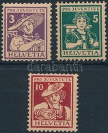 ** 1916 Pro Juventute,
Pro Juventute
Mi 130-132 - Other & Unclassified