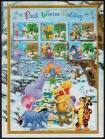 ** 2006 Disney Karácsony 2 Kisív (Micimackó és Mickey Mouse),
Disney Christmas 2 Minisheets (Winnie-the-Pooh And Mickey  - Sonstige & Ohne Zuordnung
