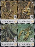 ** 2011 WWF: Kövi Rák Négyestömb Mi 904-907 + 4 FDC - Other & Unclassified