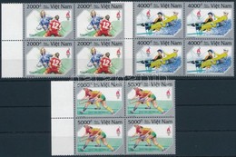 ** 1996 Nyári Olimpia Sor ívszéli Négyestömbökben Mi  2799-2801 - Other & Unclassified