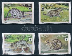 ** 2010 WWF: Halászmacska Sor + Sor 4 FDC-n Mi 3553-3556 - Other & Unclassified