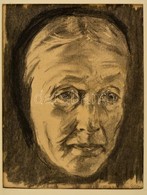 Litteczky-Krausz Ilona (1900-1975): Egy Anya. Grafit,papír, Jelzett, 20,5×16 Cm - Autres & Non Classés
