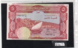 Banconota Yemen  Republic Democratic 5 Dinari - Yemen