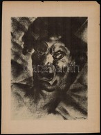 Ruzicskay György (1896-1993): Illusztráció A Szerelemkeresőből. Algrafia, Papír, Jelzett Az Algrafián, 31×23 Cm - Other & Unclassified