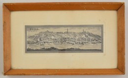 Jelzés Nélkül: Buda 1777. Rézkarc, Papír, üvegezett Keretben, 5,5×16,5 Cm - Autres & Non Classés