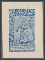 Jelzés Nélkül: Ex Libris Bibliothecae Universitatis Kolozsvár. Heliogrvúr, Papír, 11×7 Cm - Autres & Non Classés