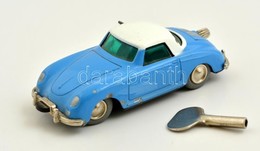 Régi Lilliput Micro-Racer Porsche 1047 Felhúzhatós Kisautó Eredeti Dobozában Kulccsal, H:10 Cm - Sonstige & Ohne Zuordnung