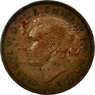 Monnaie, Grande-Bretagne, George VI, Farthing, 1938, TB, Bronze, KM:843 - B. 1 Farthing