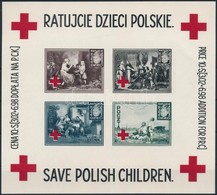 Lengyel Vöröskereszt Adománybélyeg Blokk - Unclassified