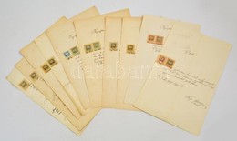 1901-1904 10 Db Okmánybélyeges Irat Elfogazásokkal - Unclassified