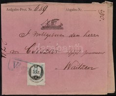 1873 A DDSG Dunai Gőzhajózási Társaság  Gyorsárú Fuvarlevele  A Honvéd Hajó Pecsétjével / Bill Of Fright Of DDSG  Steams - Ohne Zuordnung