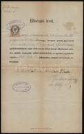 1885 Budapest, Evangélikus Szláv Egyház Gyülekezeti Elbocsátó Levele, Aláírva, Pecséttel, Okmánybélyeggel - Unclassified