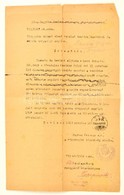 1919 Szolnok, Határozat Drágasági Segély Kiutalásáról Nem állami Elemi Iskolai Tanítók, Tanítónők és óvónők Részére, Gép - Sin Clasificación