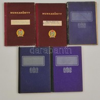 1936-1950 5 Db Különféle Munkakönyv - Unclassified
