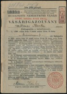 1936 A Budapesti Nemzetközi Vásár Látogatóinak Kedvezményes Jegyfüzete, Vásárigazolvány - Non Classés