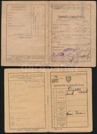 1937-1942 2 Db Levenete Igazolvány - Unclassified