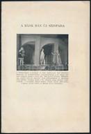 Cca 1940 A Bánk Bán új Színpada. 16 Oldalas Képes Nyomtatvány. - Ohne Zuordnung