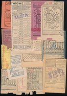 Budapesti Közlekedési Jegyek, BSZKRT, BHÉV, Villamos, Busz, Stb., 14 Db - Sin Clasificación