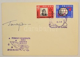 Jurij Alekszejevics Gagarin (1934-1968) Szovjet űrhajós Aláírása Emlékborítékon /
Signature Of Yuriy Alekseyevich Gagari - Other & Unclassified