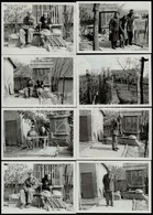 Cca 1980 Falusi életképek, 12 Db Fekete-fehér Fotó, 9×13 Cm - Sonstige & Ohne Zuordnung