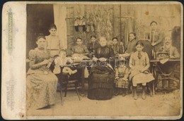 Cca 1900 Varrodai Alkalmazottak, Keményhátú Fotó Tannenbaum Műterméből, 16×11,5 Cm - Sonstige & Ohne Zuordnung