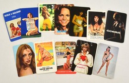 1973-1984  12 Db Hölgyeket ábrázoló Kártyanaptár, Köztük Erotikus - Publicités