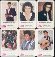 1985 Elvis Presley 12 Db Kártyanaptár. Hónapos Naptárak! / Monthy Calendars - Advertising
