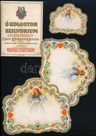 Cca 1920-1940 4 Db Magyaros Italcímke, Közte Gróf Keglevich István Konyakgyár Rt. Ókolostor Szilvorium Italcímkével, 12x - Werbung