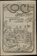 1915 Koch Jenő Kályhagyára/Stern József Cs. és Kir. Udv. Szállító Nagyméretű újságreklám, 39x26 Cm - Advertising