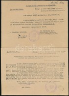 1944 Eger, Zsidó Házingatlanok Gondnokainak Szóló Körlevél 3 Db - Other & Unclassified