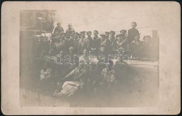 Cca 1907-1918 Az SMS Uskoke és Legénysége, Fotó, Hátulján Feliratozva, 9×14 Cm - Otros & Sin Clasificación