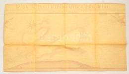 1952 Budae Ac Pesti Ichnographica Descriptio, Rajzolta Horler Ferenc XVII. Század Végi Eredeti Után, 48x125 Cm. - Autres & Non Classés