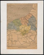 Alsó Szajna Térképe, Francia Nyelvű, Javított Szakadással, Paszpartuban, 19x12,5 Cm - Sonstige & Ohne Zuordnung