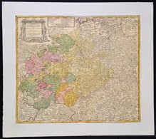 1757 Friedrich Zollmann; Adam Friedrich Zurner: Szászország Rézmetszetű Térképe. Circuli Super. Saxoniae Pars Meridional - Autres & Non Classés