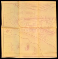 Cca 1950 Budavár Térkép és Helyszínrajz Nagyméretű Másolata. . 150x64 Cm - Other & Unclassified