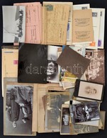 Cca 1890-1940 Vegyes Papírrégiség Tétel, Közte Sok Keményhátú Fotóval, Igazolványokkal, Tanulmányi értesítővel - Unclassified