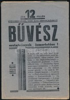 Cca 1920 Bűvész Mutatványokat Ismertető Füzet, Kiadta: Bárd J. és Fia, 16p - Ohne Zuordnung